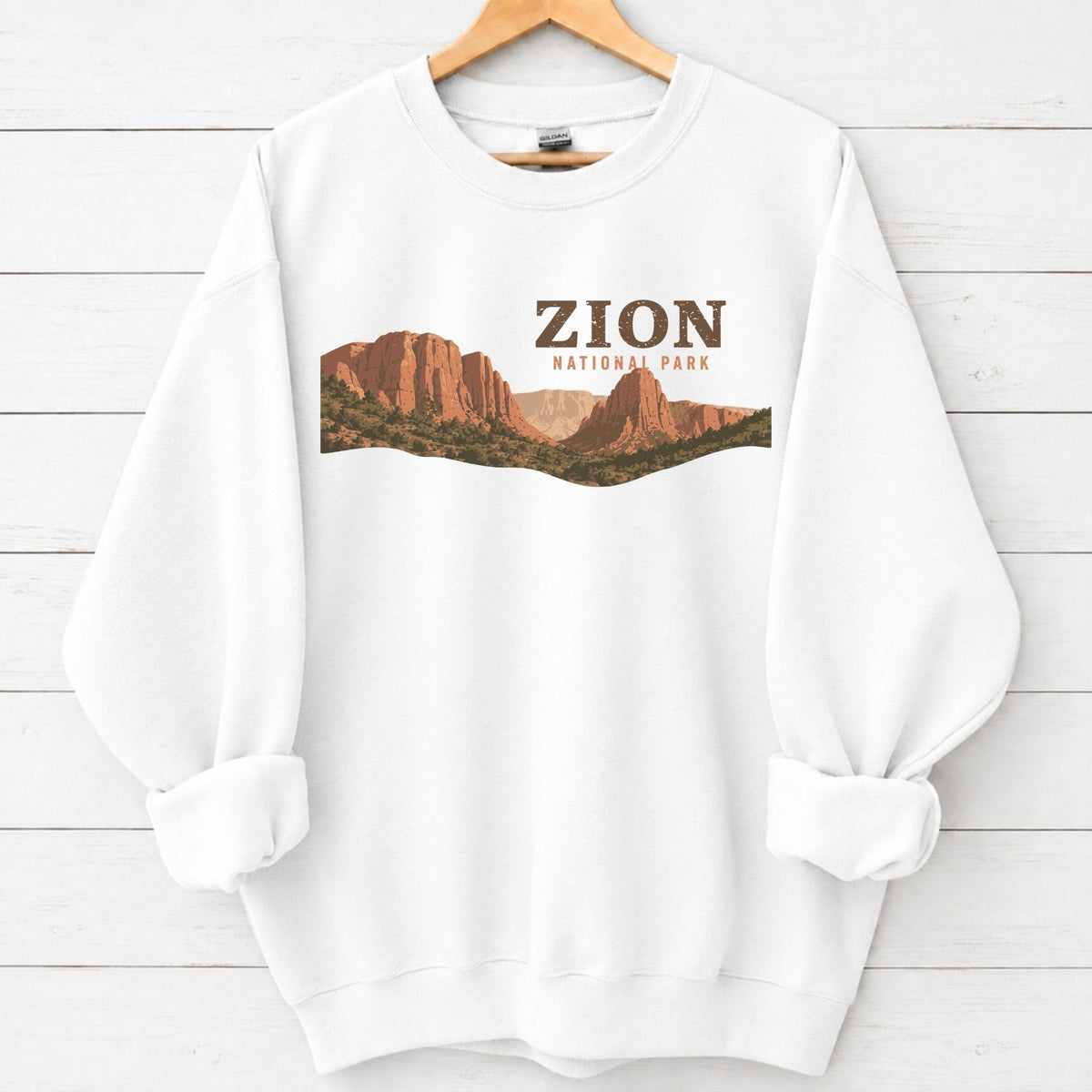 Zion National Park Landscape Sweatshirt