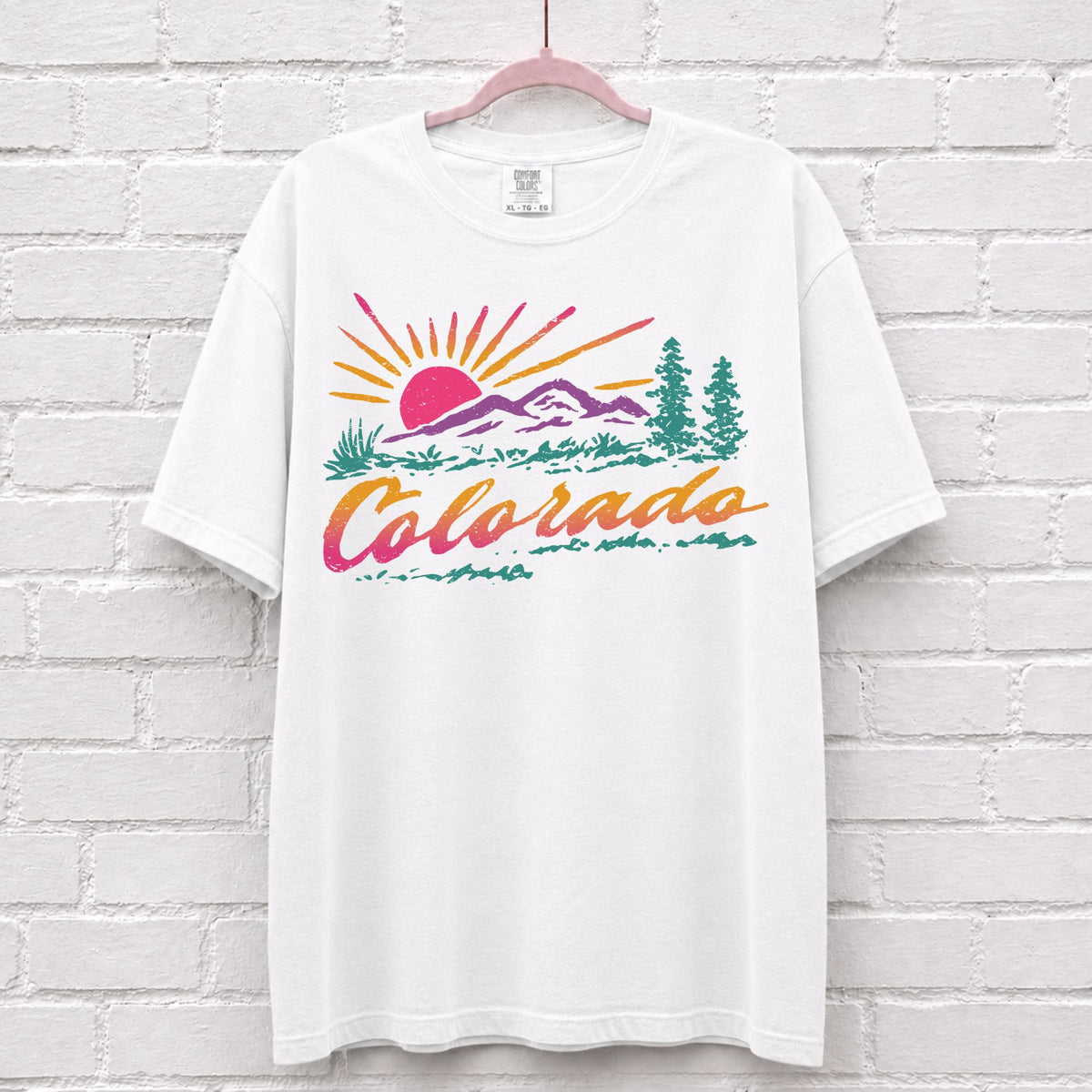 Retro 80s Colorado T-Shirt – alternate product view