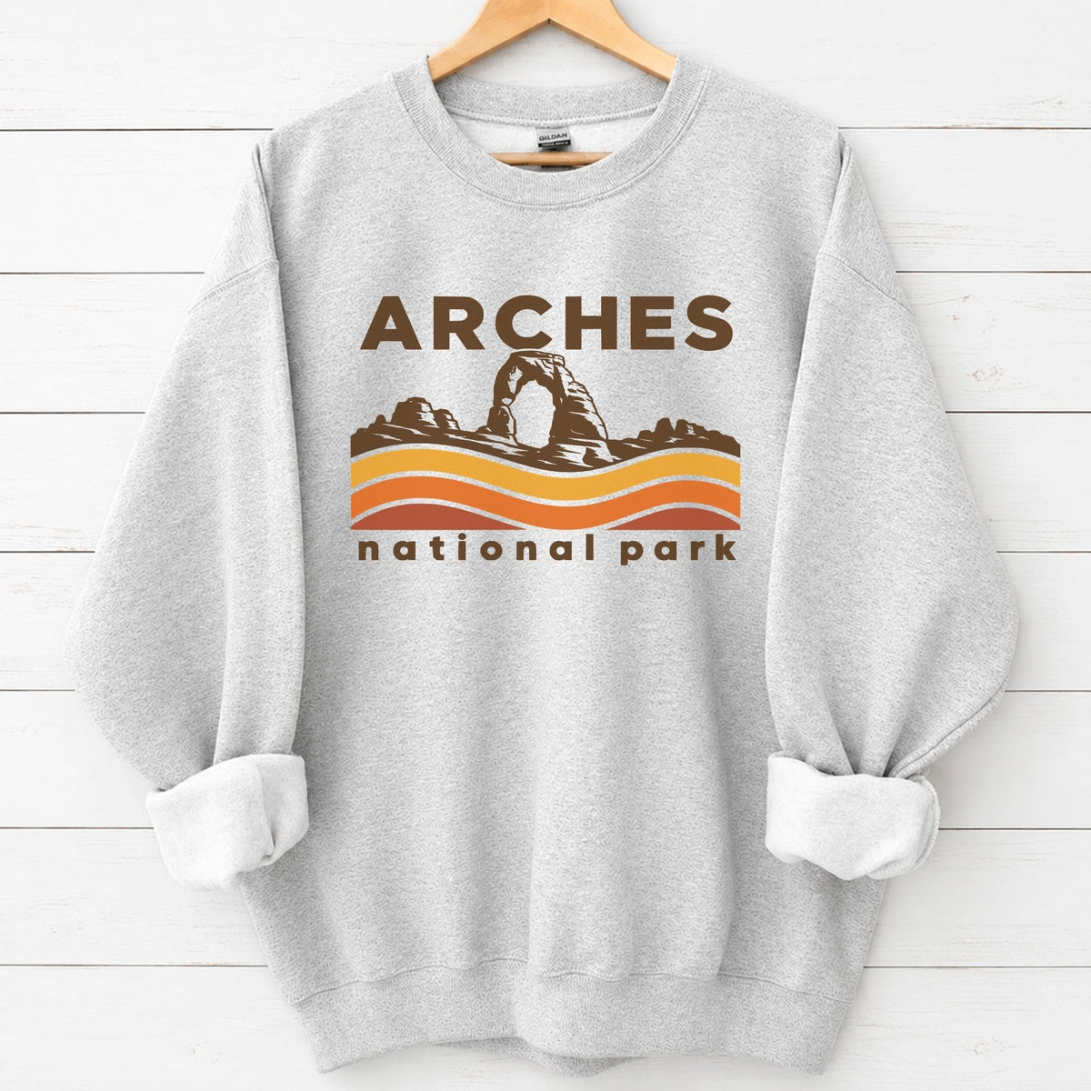Arches National Park Sunset Wave Sweatshirt