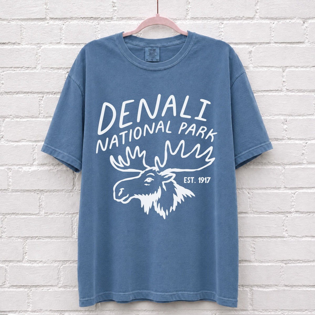 Denali National Park Moose Graphic T-Shirt