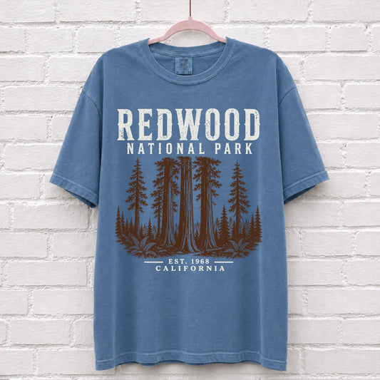 Vintage Redwood National Park California T-Shirt