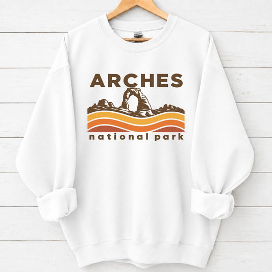 Arches National Park Sunset Wave Sweatshirt