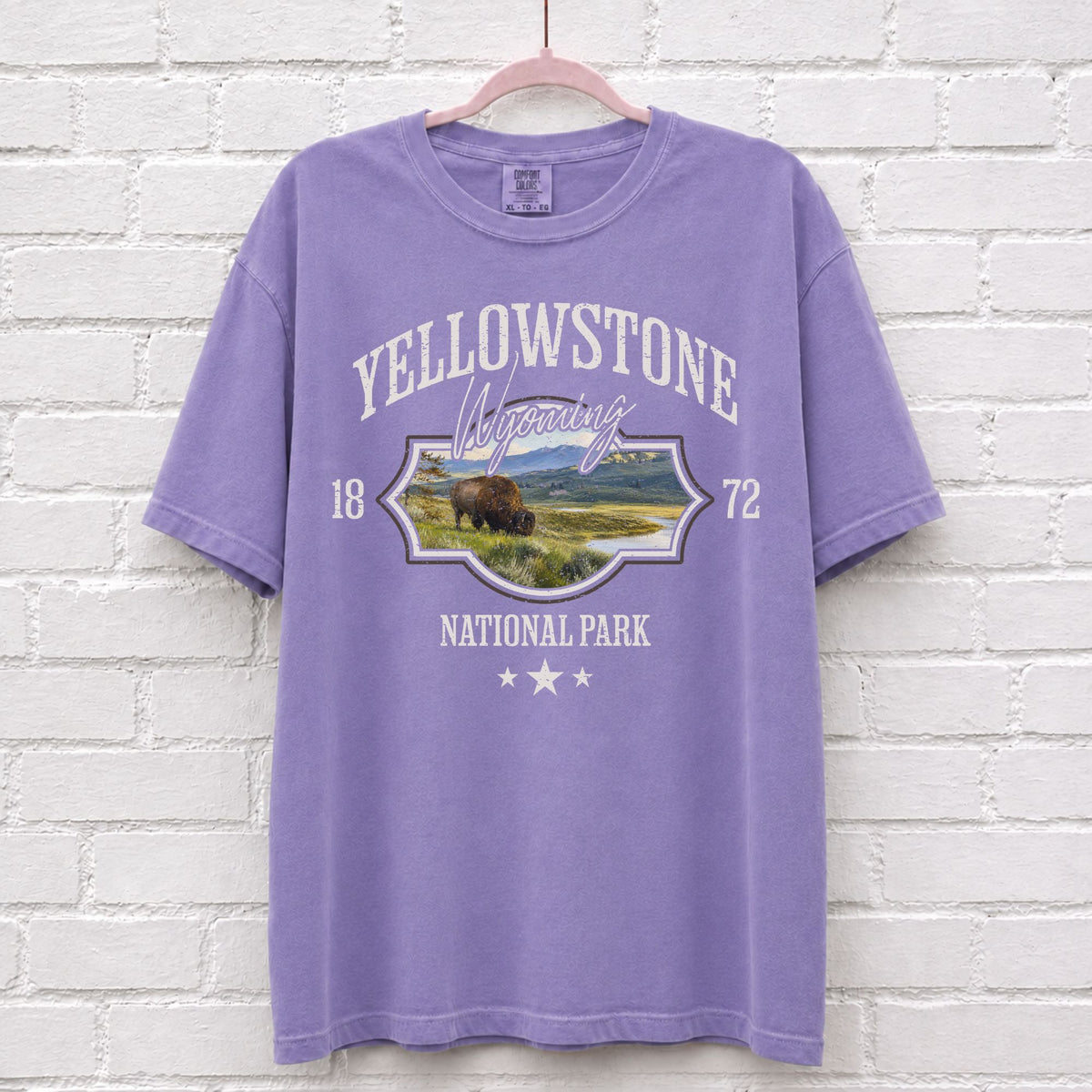 Yellowstone National Park Landscape Graphic T-Shirt