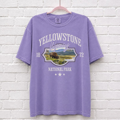Yellowstone National Park Landscape Graphic T-Shirt