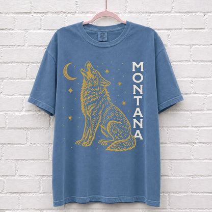Starlight Montana Wolf Graphic T-Shirt