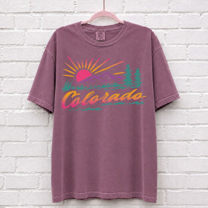 Retro 80s Colorado T-Shirt – alternate product view