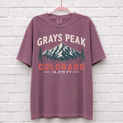 Grays Peak Colorado T-Shirt – alternate product view