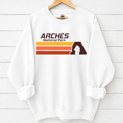 Retro Arches National Park Landscape Sweatshirt
