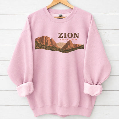 Zion National Park Landscape Sweatshirt