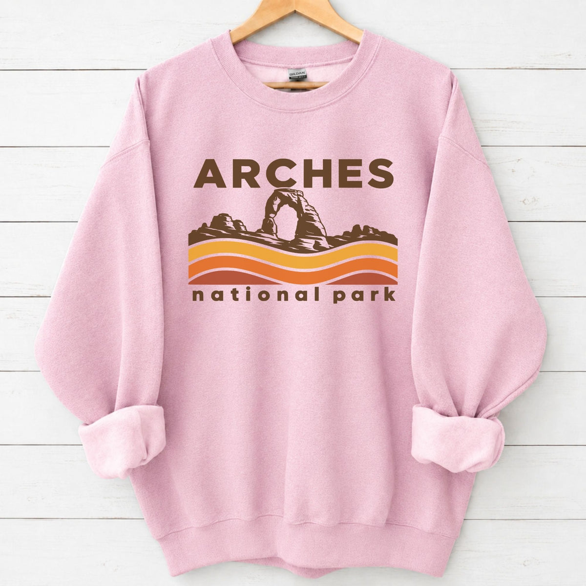 Arches National Park Sunset Wave Sweatshirt