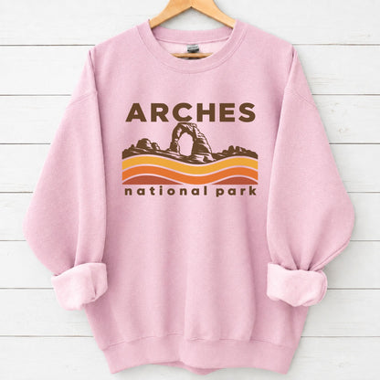 Arches National Park Sunset Wave Sweatshirt