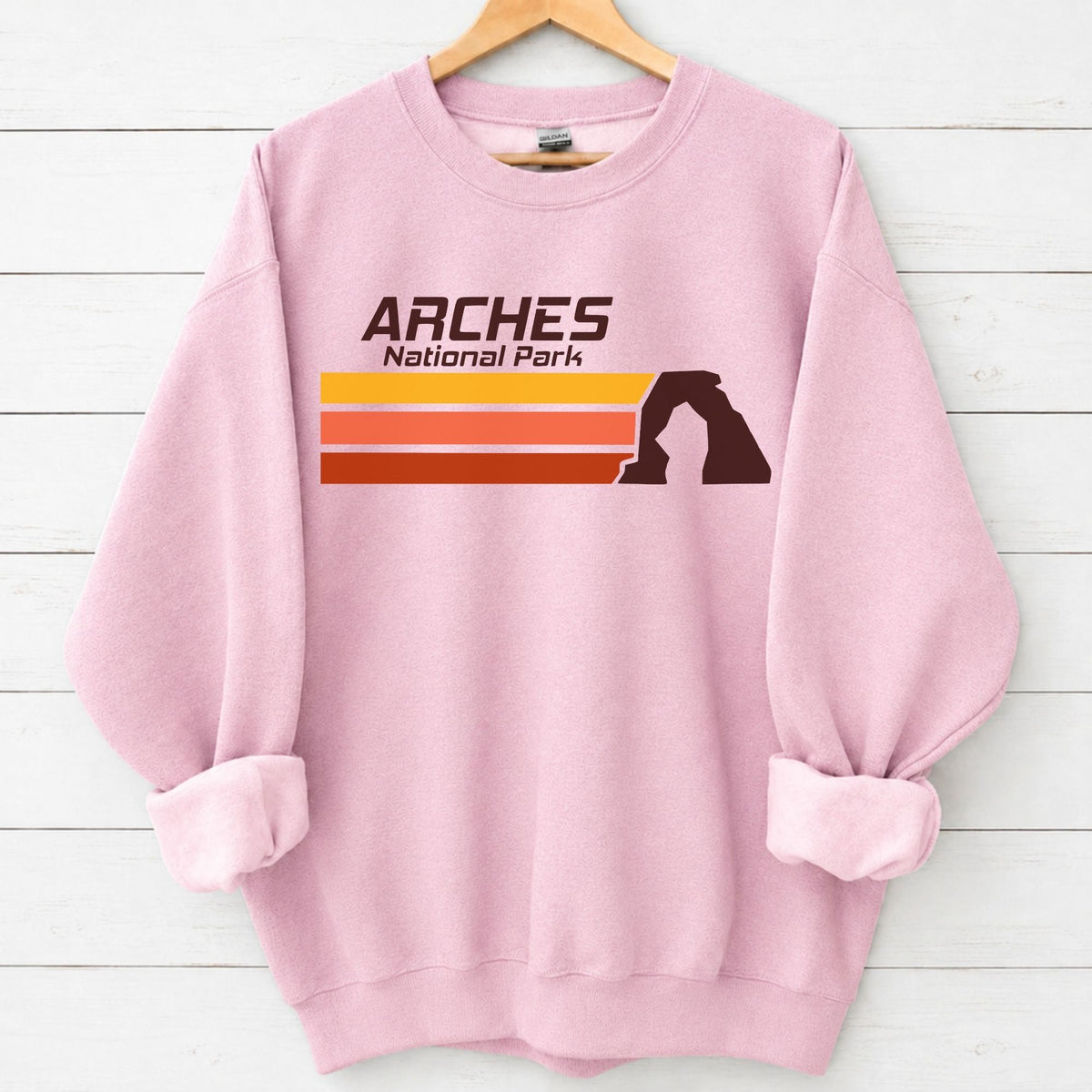 Retro Arches National Park Landscape Sweatshirt