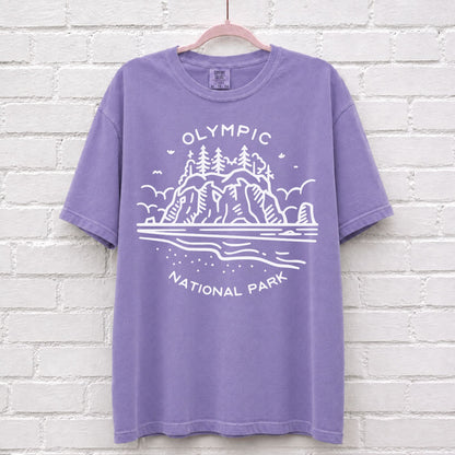 Vintage Olympic National Park Washington T-Shirt – alternate product view