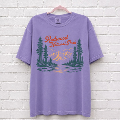 Redwood National Park Forest Graphic T-Shirt