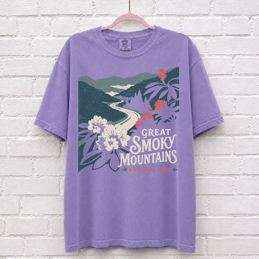 Floral Great Smoky Mountains T-Shirt