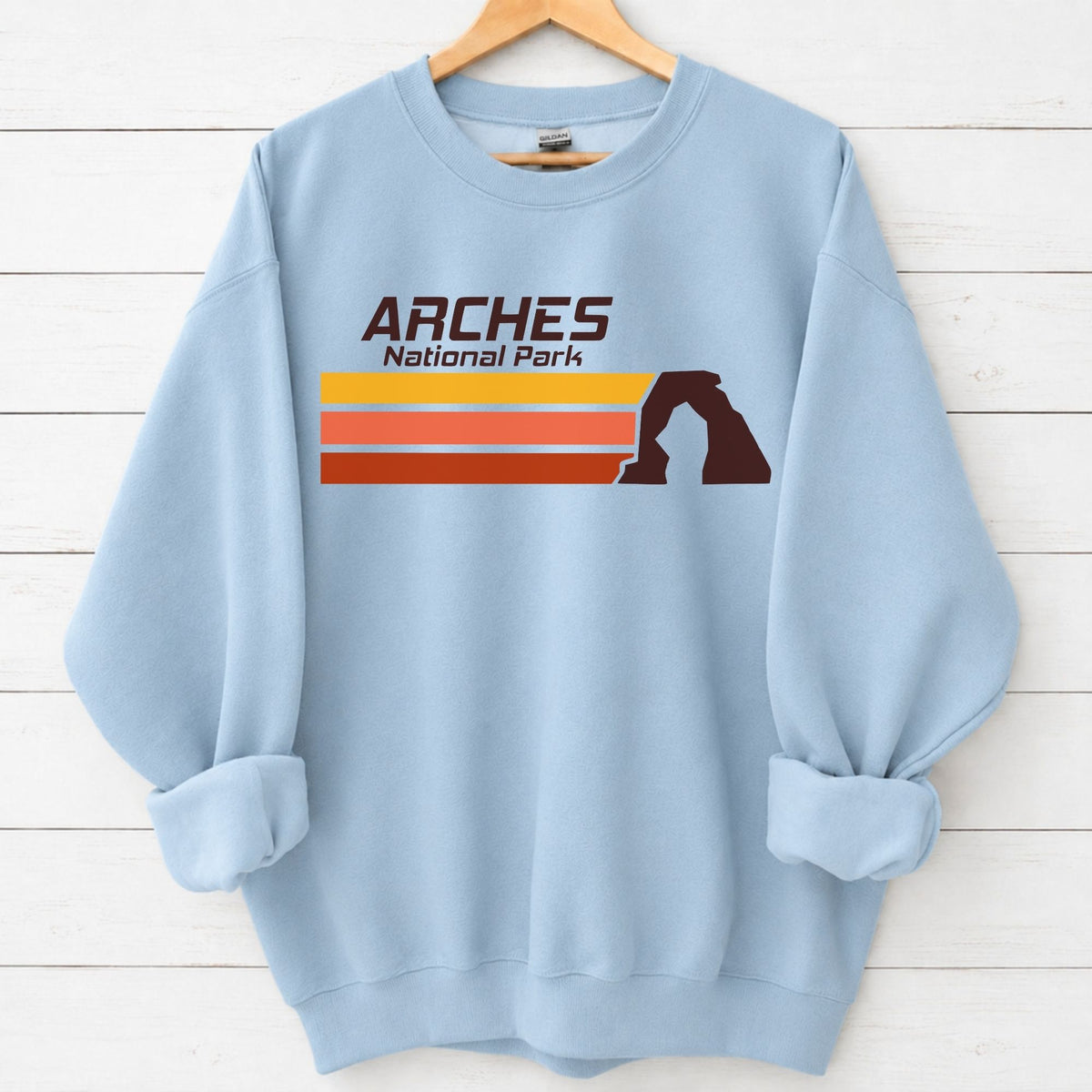 Retro Arches National Park Landscape Sweatshirt