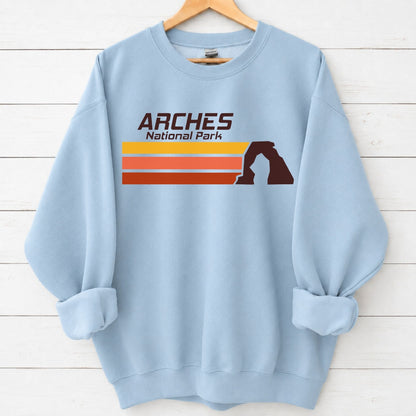 Retro Arches National Park Landscape Sweatshirt
