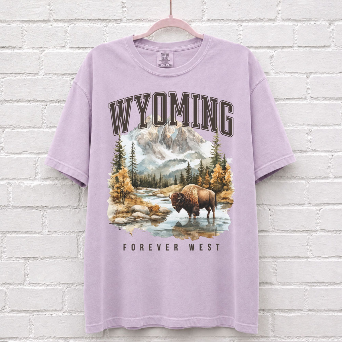 Wyoming Forever West Bison T-Shirt – alternate product view