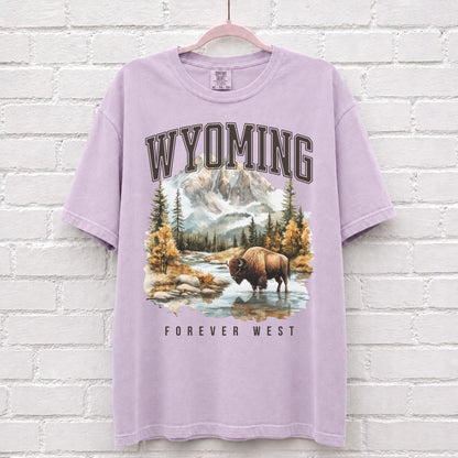 Wyoming Forever West Bison T-Shirt – alternate product view