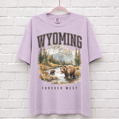 Wyoming Forever West Bear T-Shirt – alternate product view
