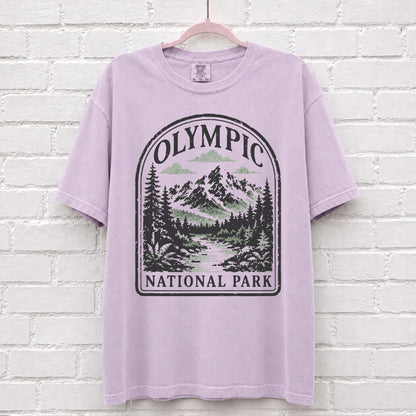 Retro Olympic National Park T-Shirt – alternate product view