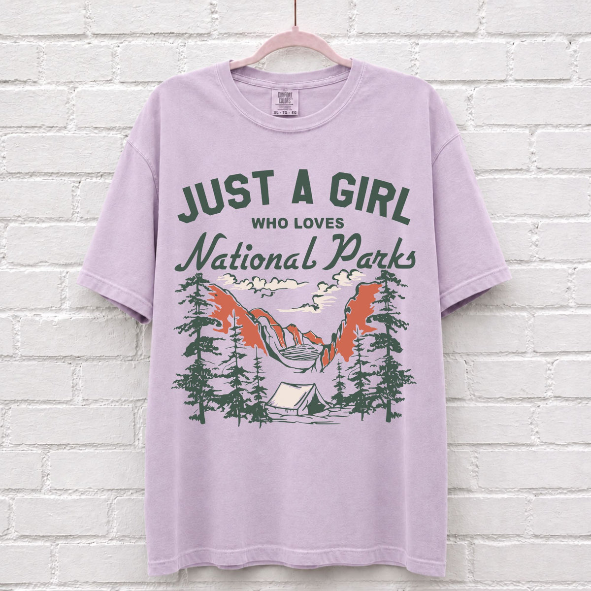 Just A Girl Who Loves National Parks T-Shirt