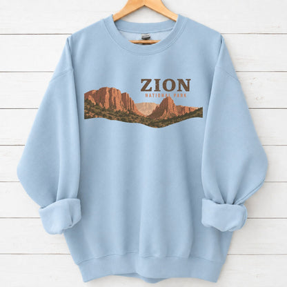 Zion National Park Landscape Sweatshirt