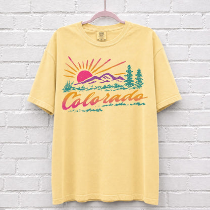 Retro 80s Colorado T-Shirt – alternate product view