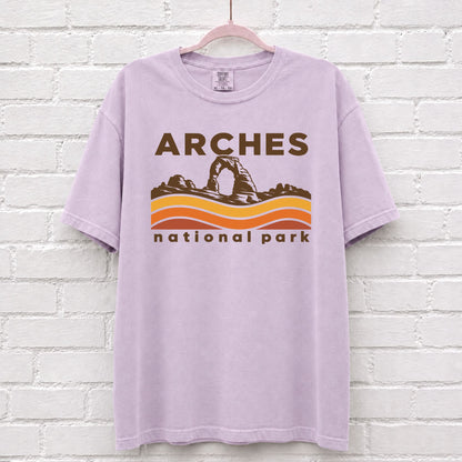 Arches National Park Sunset Wave T-Shirt