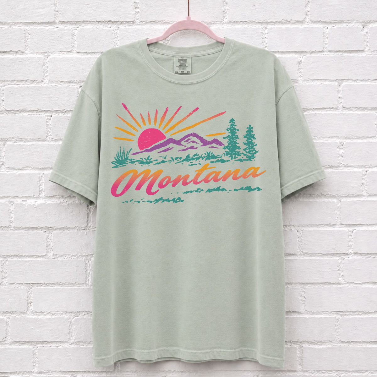 Vintage 80s Montana Graphic T-Shirt