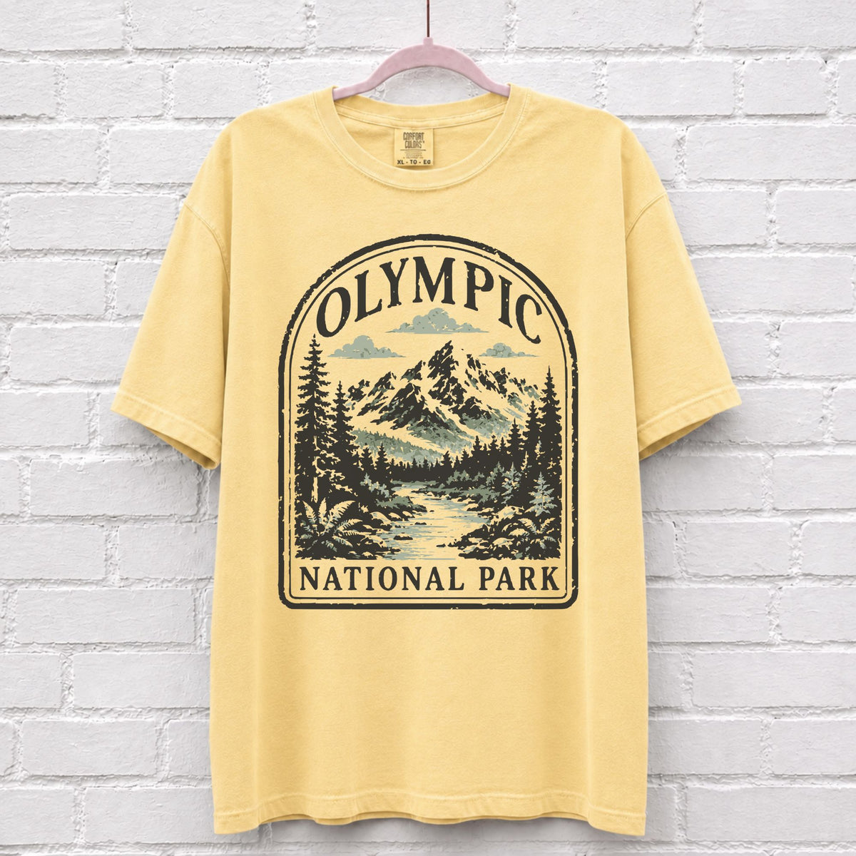 Retro Olympic National Park T-Shirt – alternate product view