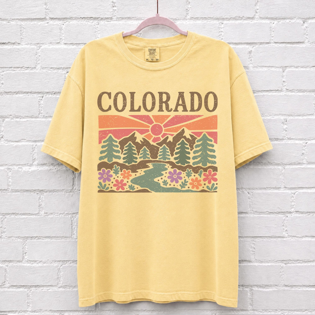 Colorado Floral Graphic T-Shirt – alternate product view