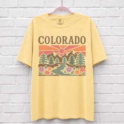 Colorado Floral Graphic T-Shirt – alternate product view