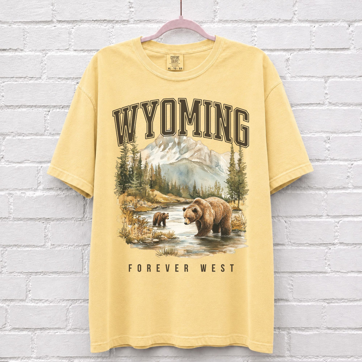 Wyoming Forever West Bear T-Shirt – alternate product view