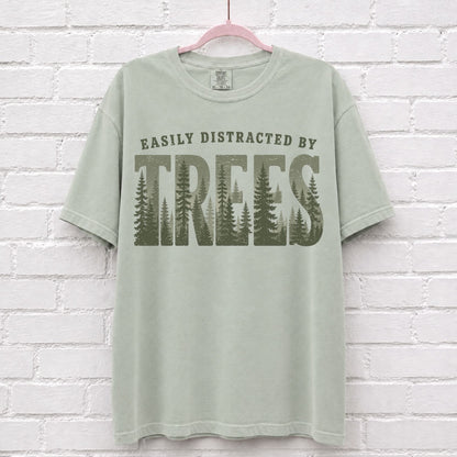 Easily Distracted By Trees Landscape Graphic T-Shirt