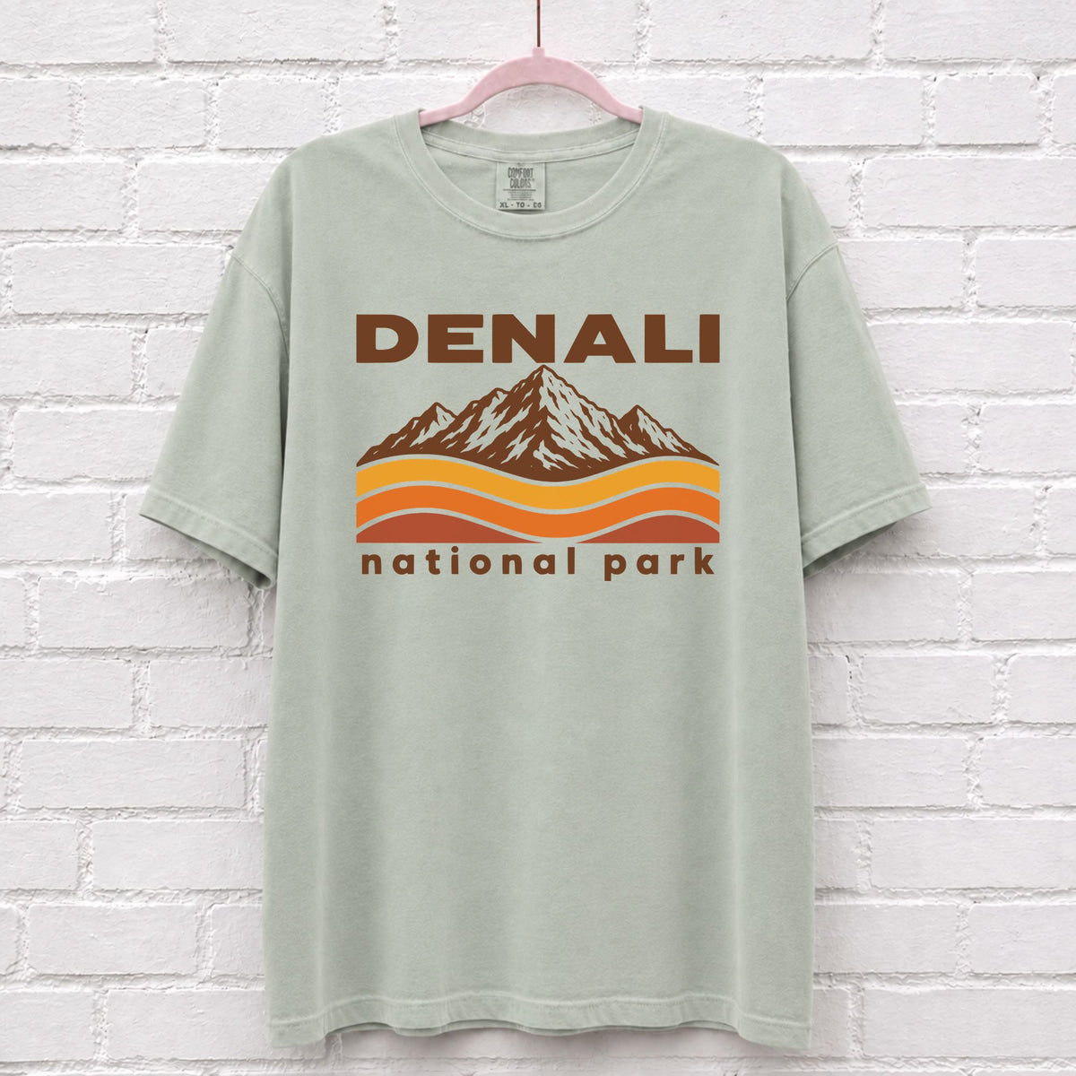 Denali National Park Sunset Wave T-Shirt