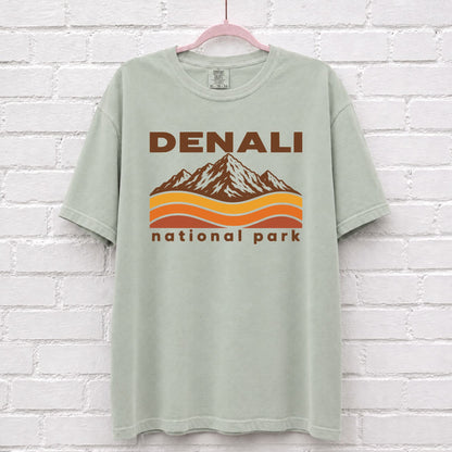 Denali National Park Sunset Wave T-Shirt
