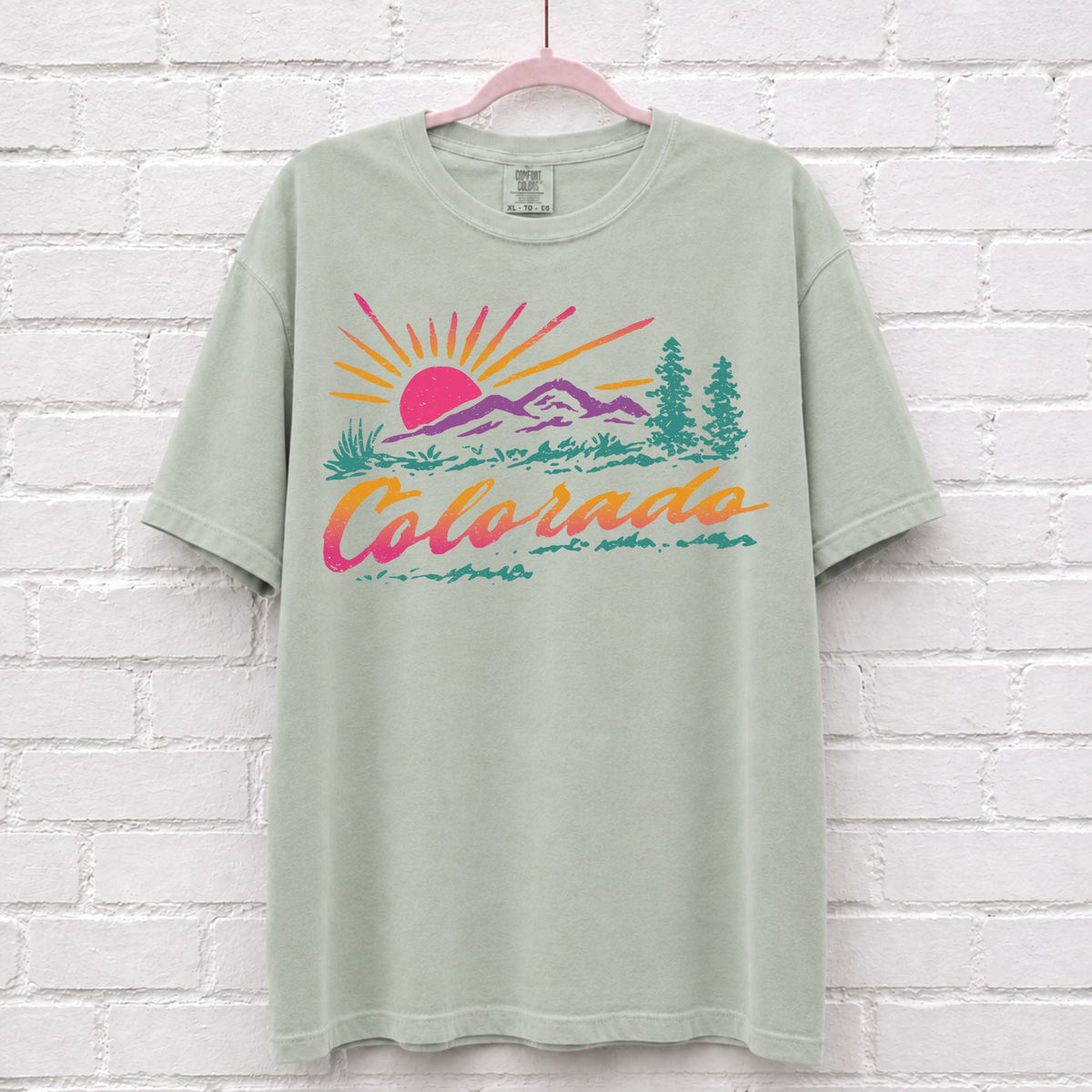 Retro 80s Colorado T-Shirt – alternate product view
