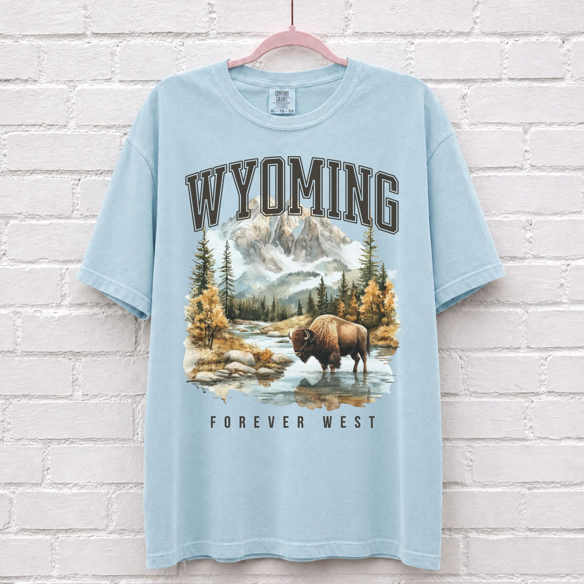 Wyoming Forever West Bison T-Shirt – alternate product view