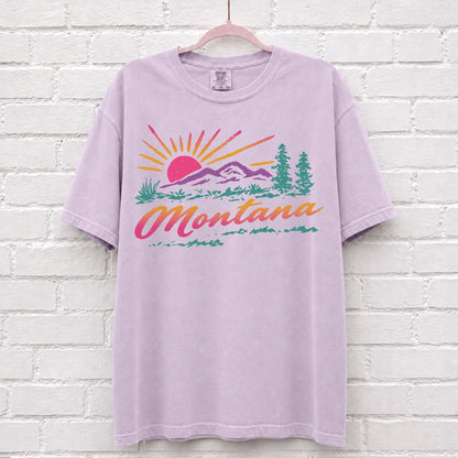 Vintage 80s Montana Graphic T-Shirt