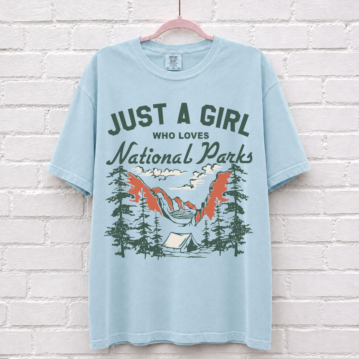 Just A Girl Who Loves National Parks T-Shirt