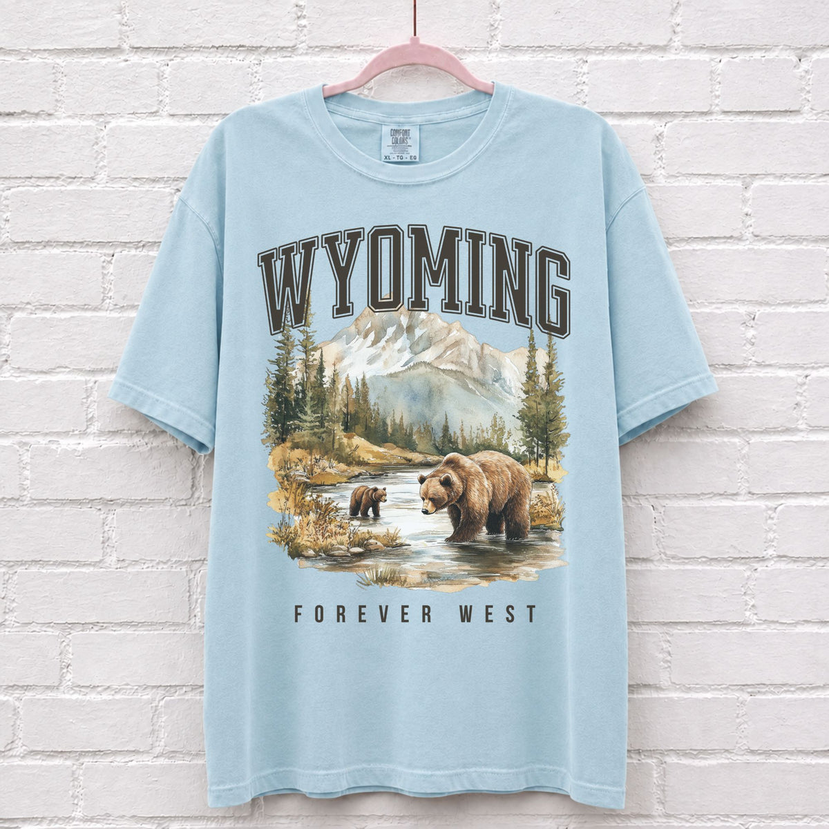Wyoming Forever West Bear T-Shirt – alternate product view