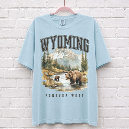 Wyoming Forever West Bear T-Shirt – alternate product view