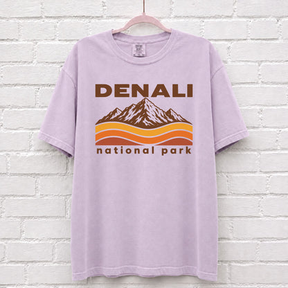 Denali National Park Sunset Wave T-Shirt