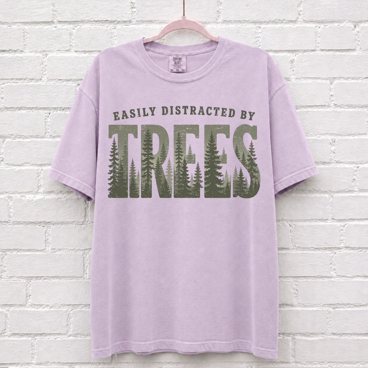 Easily Distracted By Trees Landscape Graphic T-Shirt