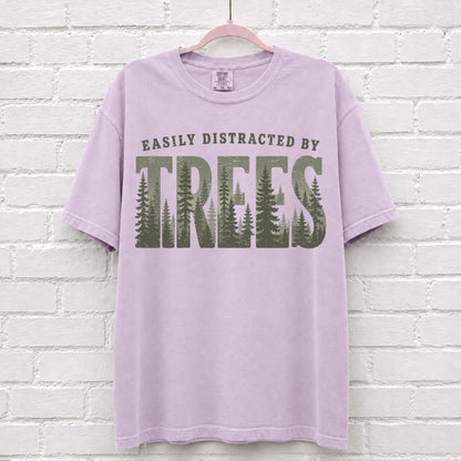Easily Distracted By Trees Landscape Graphic T-Shirt