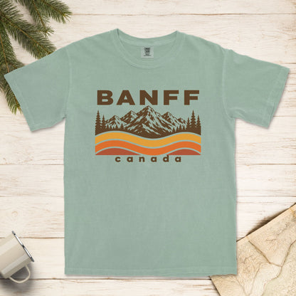 Banff Canada Sunset Wave T-Shirt