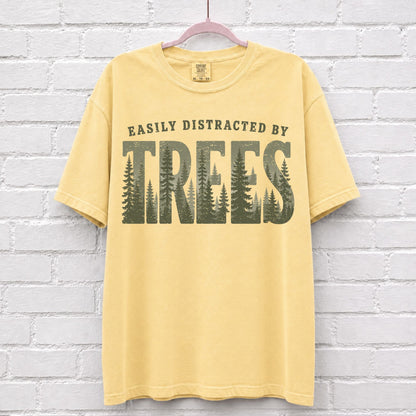 Easily Distracted By Trees Landscape Graphic T-Shirt