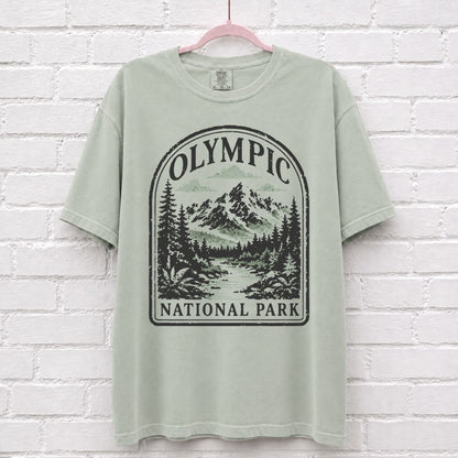 Retro Olympic National Park T-Shirt – alternate product view