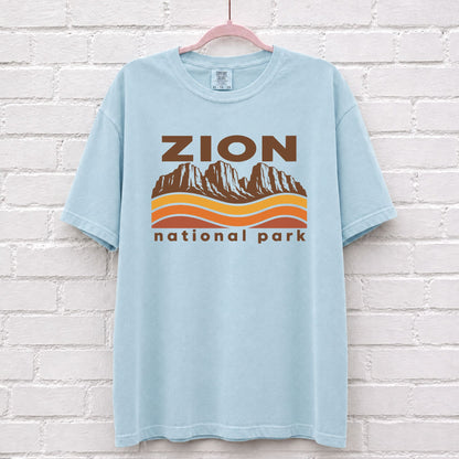 Zion National Park Sunset Wave T-Shirt